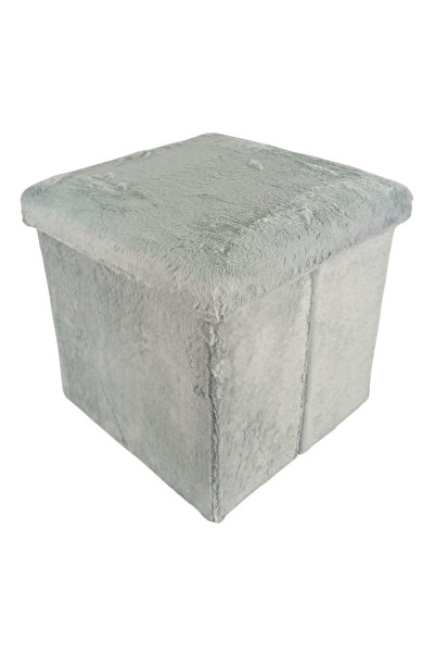 OEM Folding Stool with Storage Space, Box Type, Ottoman, Fluffy Material, Cub...