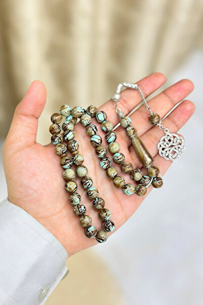 NAMAT Bakelite 45 count prayerbead rosary with stainless steel tassel