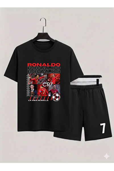 MAGORS RONALDO ŠTAMPANA 100% PAMUČNA DEČJA MAJICA-SA KRATKIM RUKAVIMA I KRAĆK...