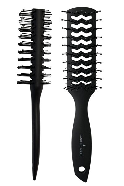 LAND OF MYTH LOM1218 Βούρτσα μαλλιών διπλής όψης για styling, βρεγμένα-στεγνά...