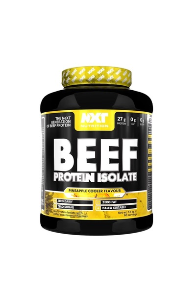 NXT Nutrition بروتين لحم بقري معزول بنكهة الأناناس من إن إكس تي، 1.8 كجم، 60 حصة