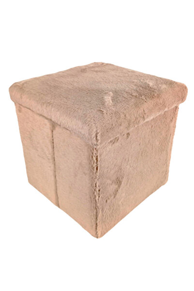 OEM Folding Stool with Storage Space, Box Type, Ottoman, Fluffy, Cube 38X38X3...