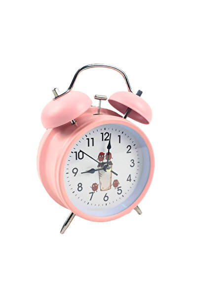 OEM Analog alarm clock Coffee, light, silent, AA battery