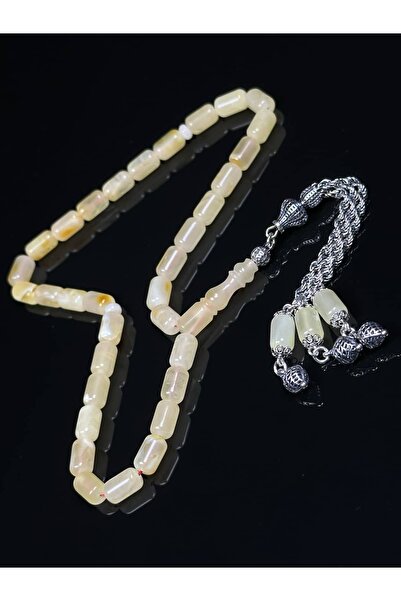 Tasarım Silver Design Natural Rock Drop Amber