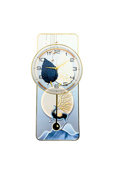 OEM Pendulum clock 30x60 cm, diameter 40 cm, modern design, silent mechanism