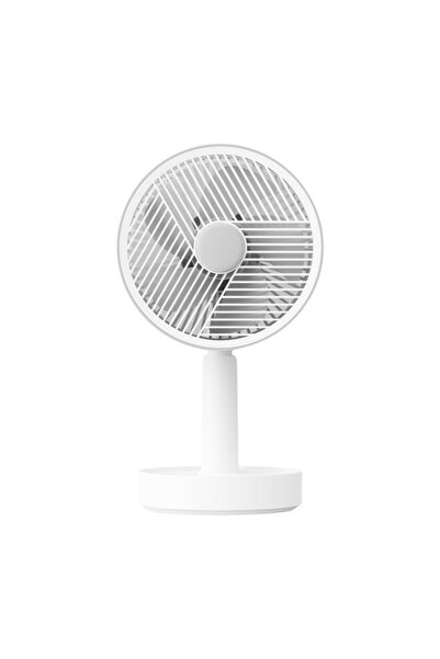 OEM Ventilator birou 2 in 1, cu agatare, 3 viteze, lumina veghe, USB-C, Alb