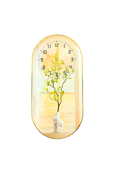 OEM Clock painting 60x30 cm, minimalist design, silent mechanism