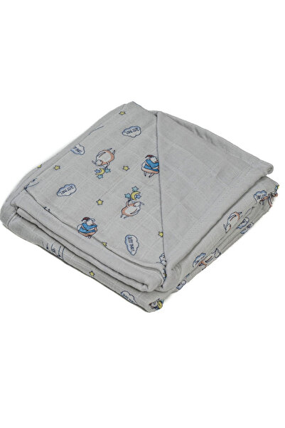 Naka Concept Premium 4 Layer Muslin Baby Blanket 145X100 cm Organic Cotton Th...