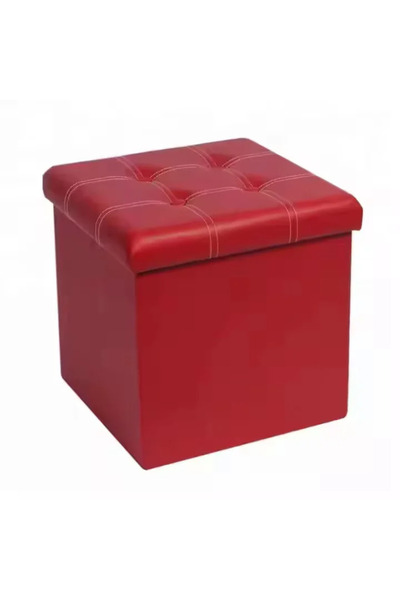 OEM Folding Stool with Storage Space, Box Type, Ottoman, Eco Leather, Cube 38...