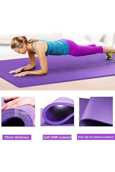 BUNCA High-Density Foam Exercise Mat – Non-Slip Yoga Mat for Fitness, Pilates...