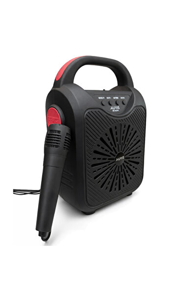 Auris KLN240 5W Kablolu Mikrofonlu Taşınabilir Kablosuz Bluetooth Hoparlör