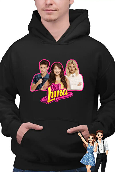 OEM Ανδρικό Φούτερ με κουκούλα Soy Luna Matteo Ambar
