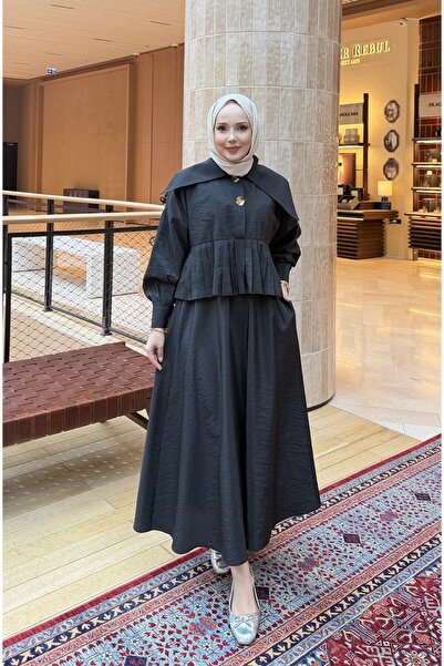 Riella BUTİK Silly Pilise Detaylı Tesettür Takım