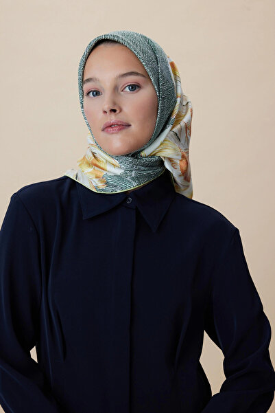 Maisa ΜΕΤΑΞΩΤΟ ΜΑΝΤΗΛΙ LUNA TİVİL 90*90 ΕΚ. - ΠΡΑΣΙΝΟ