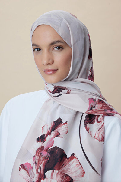 Maisa Akva Cotton Silk Shawl 70*190 cm - Powder Pink