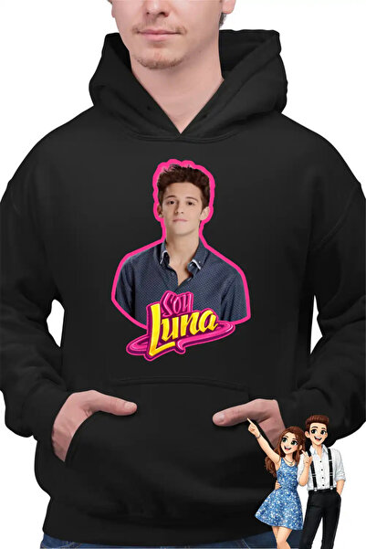 OEM Ανδρικό Φούτερ με κουκούλα Soy Luna Matteo Balsano