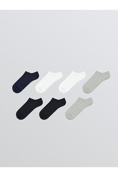 LC Waikiki Men's Bamboo Sneaker Socks 7-Pack