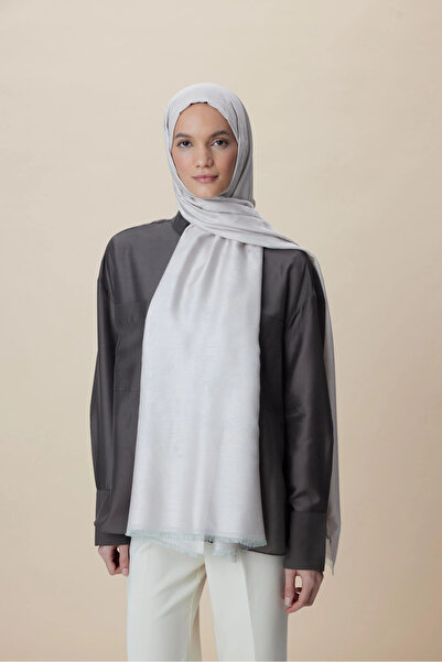 Maisa Jade Modal Silk Jacquard Shawl 70*200 cm - Light Pink