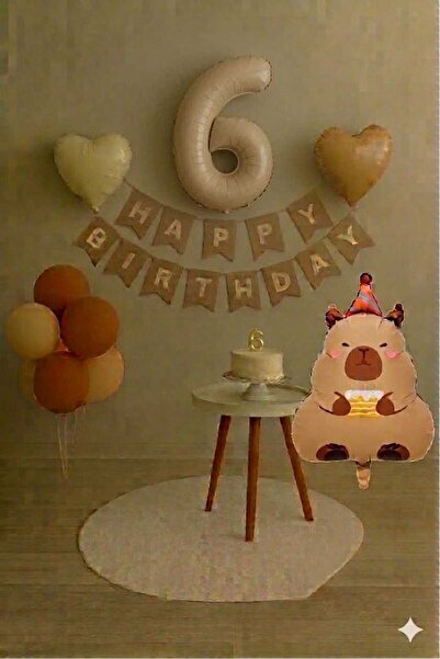 ÇITIPITISTORE مجموعة بالونات عيد الميلاد بتصميم كايبارا