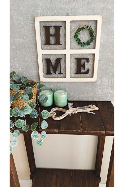 Dekoratif Ahşap Boyama HOME Pano