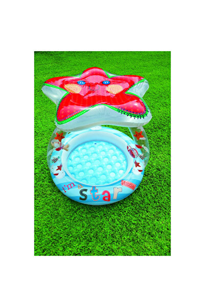 direkstoktan Yıldız Gölgelikli Şişme Bebek Havuzu 57428 Inflatable Shade Lil'...