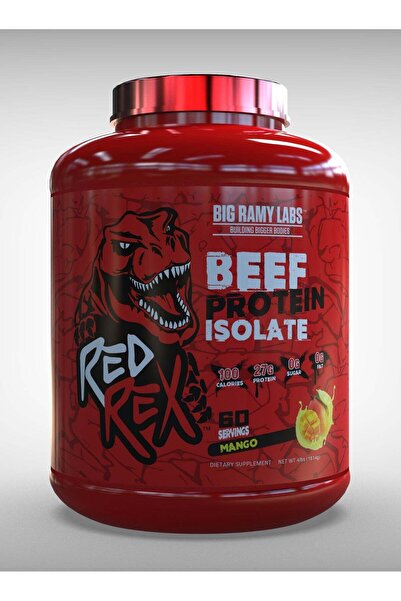 Redrex ريد ريكس - بروتين لحم البقر المعزول - بنكهة المانجو - 4 أرطال - 60 حصة
