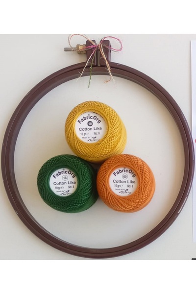 fabricorg İnce Nakış İplikli Punch Deneme Kiti ( SET-1)