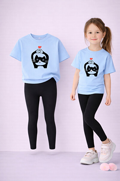 LORVEX Set de tricou și jambiere pentru fete, 100% bumbac, elastic, confortab...