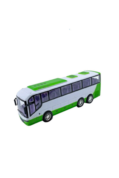 Other Super City Bus Toy for Kids, White & Green, Manual Push, 34 × 9 × 13 cm...