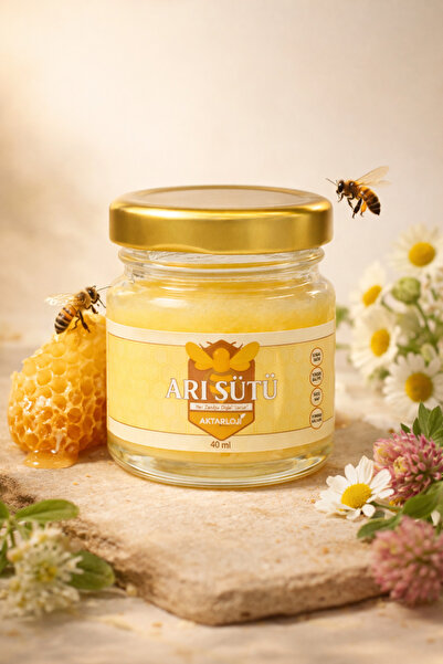 aktarloji 40 Gr Saf Arı Sütü / Soğuk Zincir Gönderimi / Ahşap Kaşık Hediyeli ...