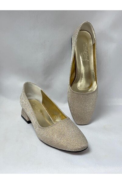 LALEZAR AYAKKABI LL2710 MATERIAL PENTRU PIELE DE MĂRIMI MARI, PIETRE STRĂLUCI...