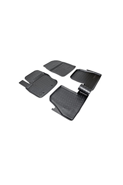 DAsiNU 4 pieces rubber style trim set compatible with ford focus iii 2011-2018