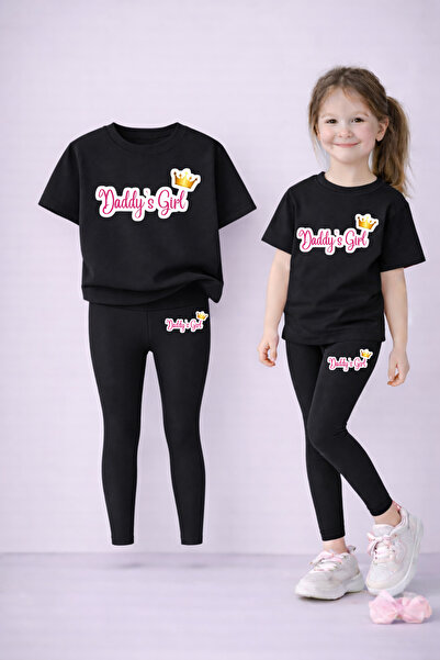 LORVEX Set de tricou și jambiere pentru fete, 100% bumbac, elastic, confortab...