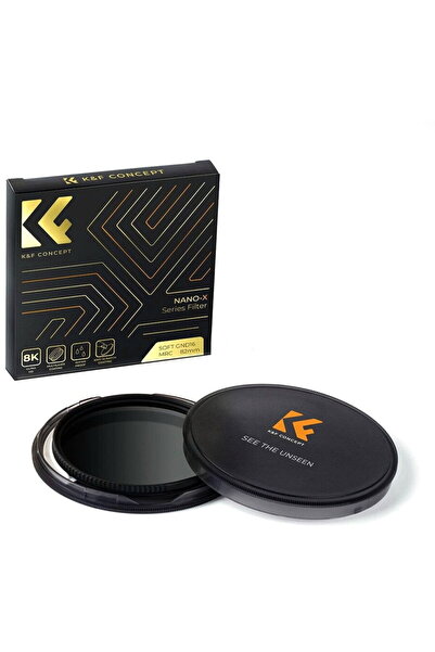 K&F CONCEPT Filtru Gradual ND 0.9 (ND8) MRC NANO-X 49mm cu tratament hidrofob...