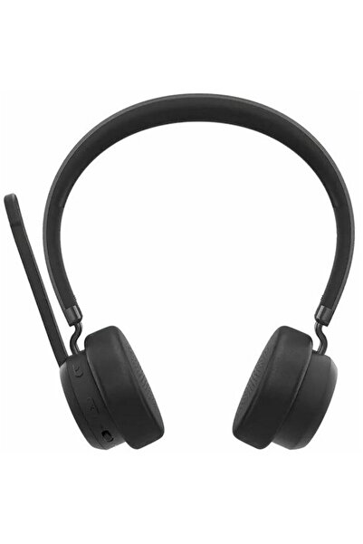 LENOVO PC Headset, 4XD1Q30302, Wireless, Noise Cancelling, Bluetooth 5.3, Black