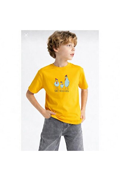 playwear Παιδικό unisex μπλουζάκι με στάμπα Three French Hens, 100% βαμβακερό...