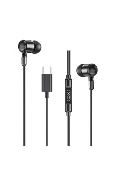 XO Design Handsfree USB-C EP81, Negru