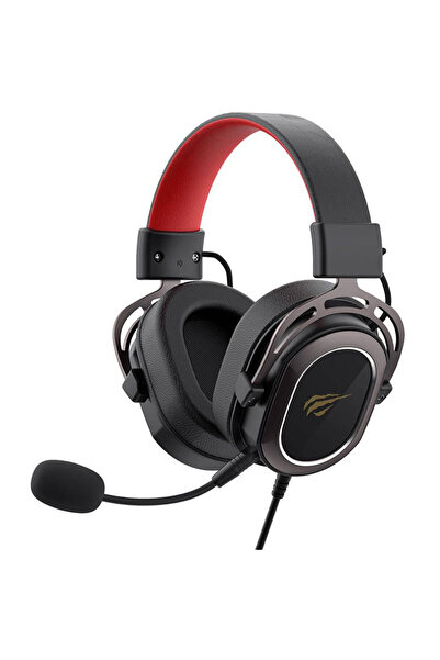 Havit Casti pentru gaming, Havit, Negru/Rosu (H2008d)