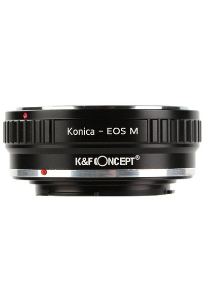 K&F CONCEPT Adaptor montura Konica-EOS M de la Konica AR la EOS M
