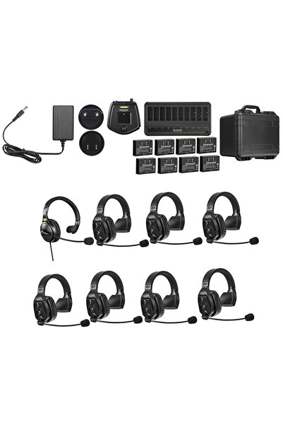 Saramonic Soluție interfon completă WiTalk WT8S8xbat, 8 persoane, Full-Duplex...