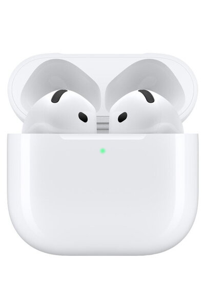 Apple Casti AirPods 4, USB-C, True Wireless, Bluetooth, In-Ear, Microfon, Alb