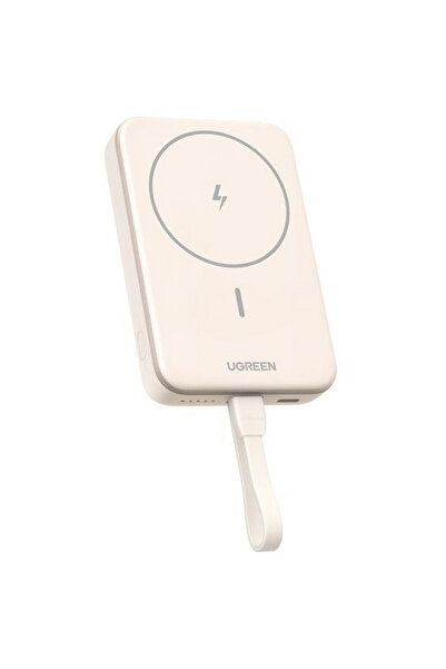 Ugreen Baterie externă magnetică 10000 mAh, Wireless, PD 20W, Qi 7.5W, USB-C,...