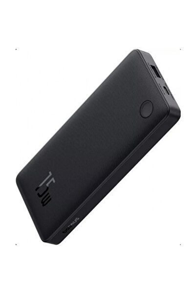 Baseus Airpow Lite External Battery, 10000mAh, 15W, 1 x USB-A - 1 x USB-C, Bl...