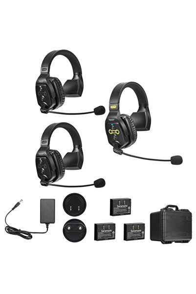 Saramonic Soluție interfon completă WiTalk WT3S, 3 persoane, Full-Duplex 1.9G...