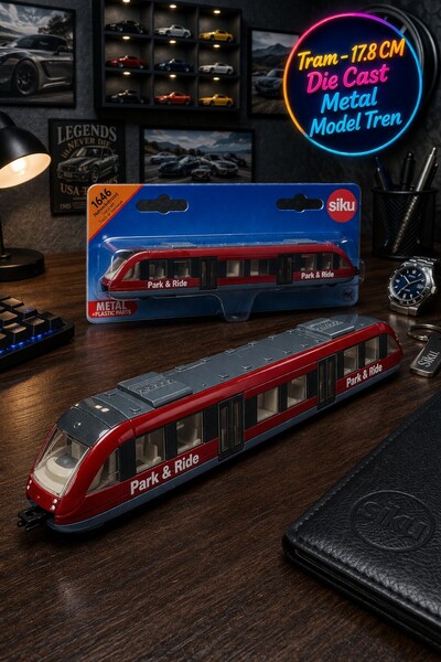 TOYFEST سيكو 1646 نموذج ترام معدني، مجموعة ألعاب تراڤماي بارك آند رايد القابل...