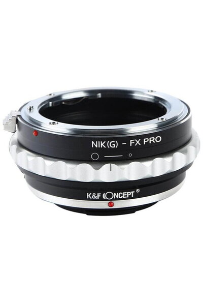 K&F CONCEPT Adaptor montura Nikon(G)-FX PRO de la Nikon G la Fuji X-Mount