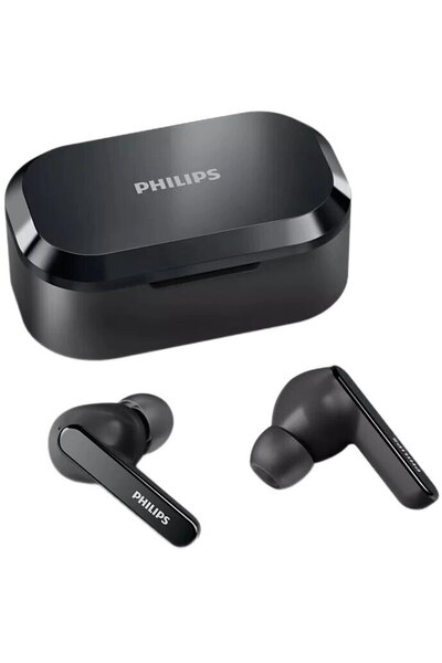 Philips Casti audio true wireless TAT5506BK/00, In-Ear, negru