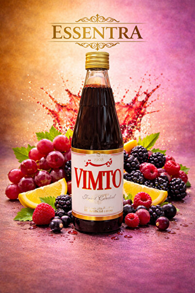 Essentra Home Vimto Meyve Şurubu Konsantre İçecek Fruit Cordial Concentrated ...