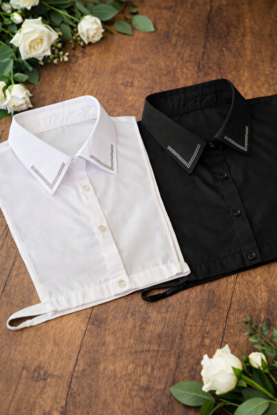 mirach Συσκευασία 2 τεμαχίων: Βραδινό πουκάμισο με διαμάντια, γιακάς με πετρά...