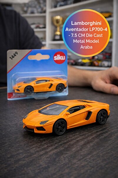 TOYFEST Siku Lamborghini Aventador LP700-4 Metal Plastik Oyuncak Yarış Arabas...